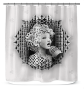 Soulful Symphony Shower Curtain